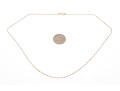 14k Yellow Gold Chain And Faceted White Gold Link Necklace