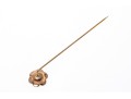 Chearful 14K Diamond And Floral Stick Pin