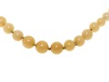 Pretty Graduated Strand Of Yellow Aventurine Quartz Beads, With A 14k Clasp