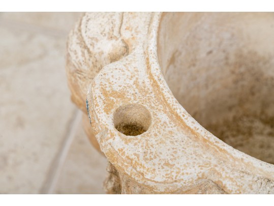 Ornate Terracotta Garden Urn
