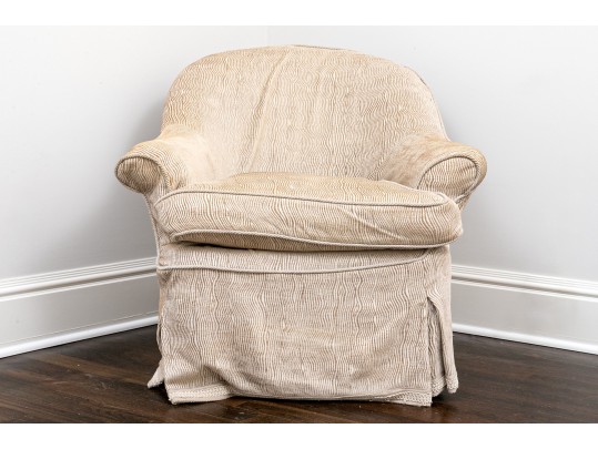 Tub Back Upholstered Club Chair