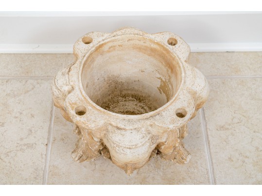 Ornate Terracotta Garden Urn