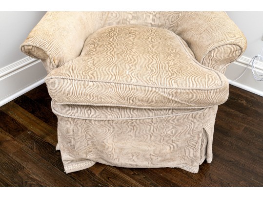 Tub Back Upholstered Club Chair