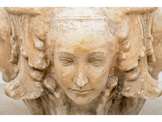 Ornate Terracotta Garden Urn