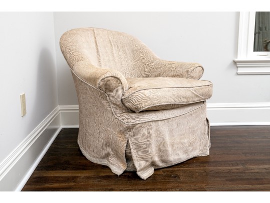 Tub Back Upholstered Club Chair