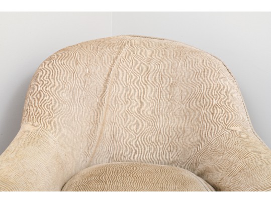 Tub Back Upholstered Club Chair