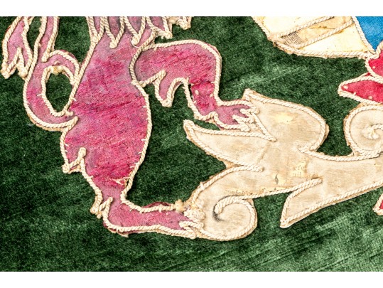 Pair Of Accent Pillows With Heraldic Motifs (UPDATED)