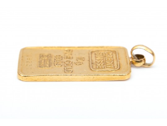 Credit Suisse 10g Fine Gold 999,9 Bullion Pendant