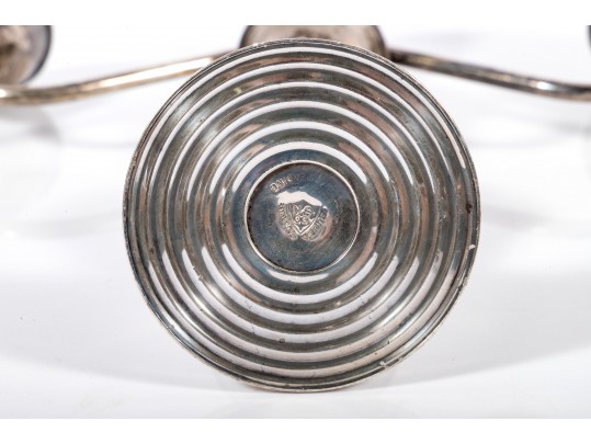 Garniture Trio Of Weighted Sterling Candelabras