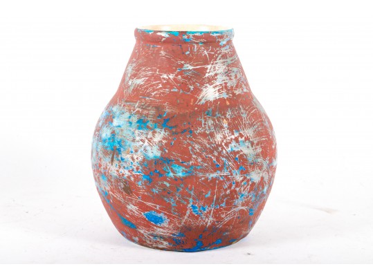 Painted Boch Freres Ceramic Vase