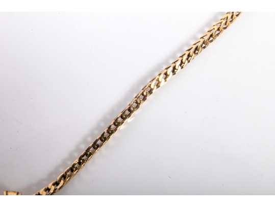 18k Yellow Gold Pendant Necklace