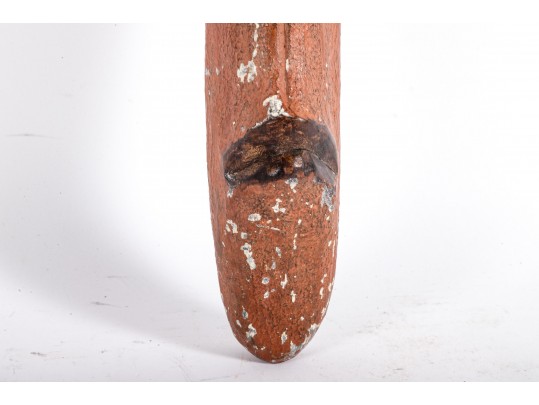 Tall Carved And Painted African Wood Mask