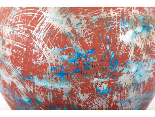 Painted Boch Freres Ceramic Vase