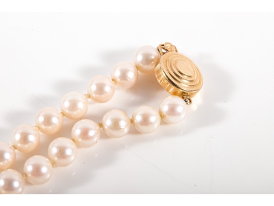 Pink Cultured Pearl Pendant Necklace With 14k And Diamond Accents