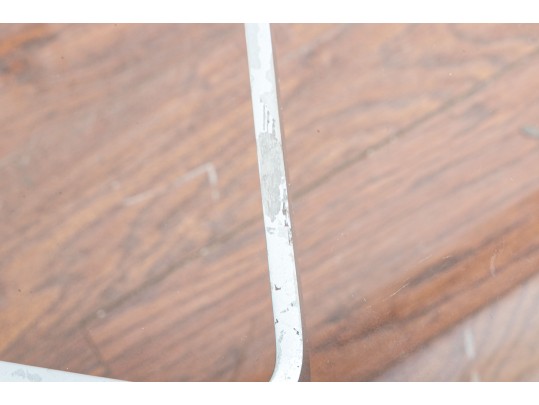 Mid Century Glass-Top Coffee Table