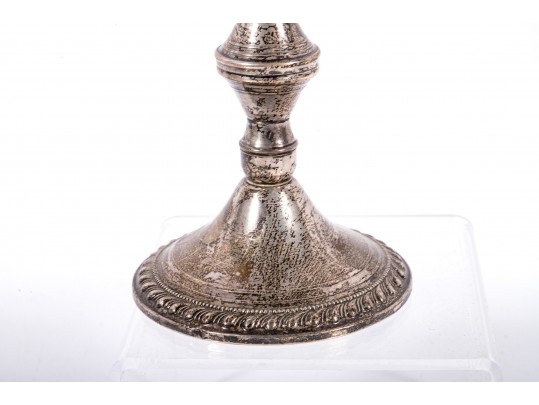 Elegant Weighted Sterling Silver Candelabras