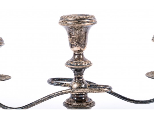 Elegant Weighted Sterling Silver Candelabras
