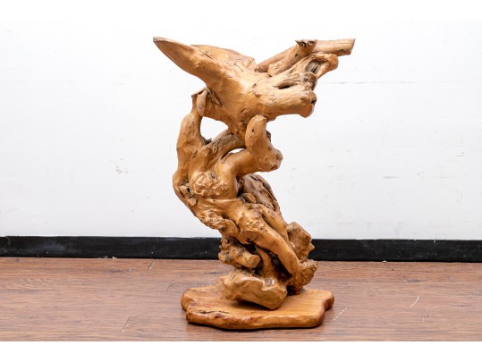 Impressive Knotty Wood Stand