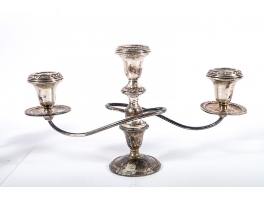 Elegant Weighted Sterling Silver Candelabras