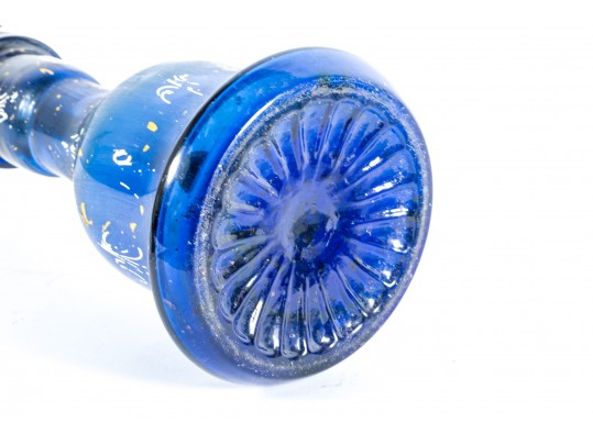 Vintage Brass And Glass Hookah