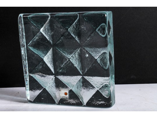 1970's Blenko Glass Bookends 