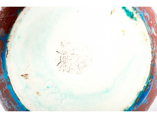 Painted Boch Freres Ceramic Vase