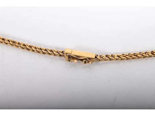 18k Yellow Gold Pendant Necklace