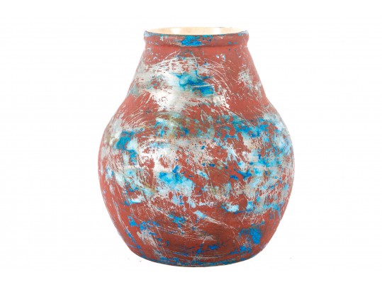 Painted Boch Freres Ceramic Vase