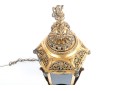 Impressive Gilt Metal Pendant Lantern