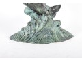 Brass Dolphin Sculpture