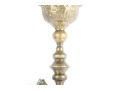 Vintage Brass And Glass Hookah