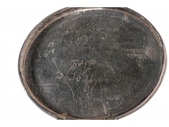 Antique Pressed Horn Trinket/Jewelry Box 