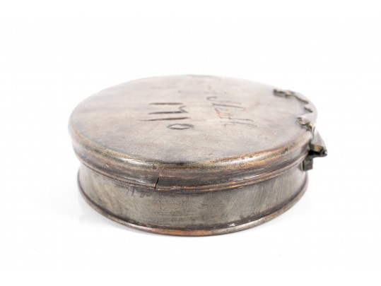 Antique Pressed Horn Trinket/Jewelry Box 