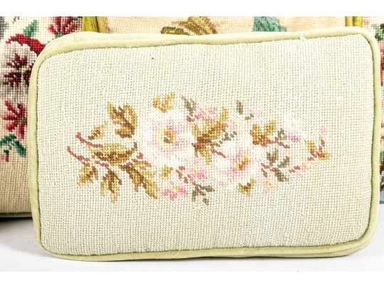 Charming Vintage Needlepoint Pillows
