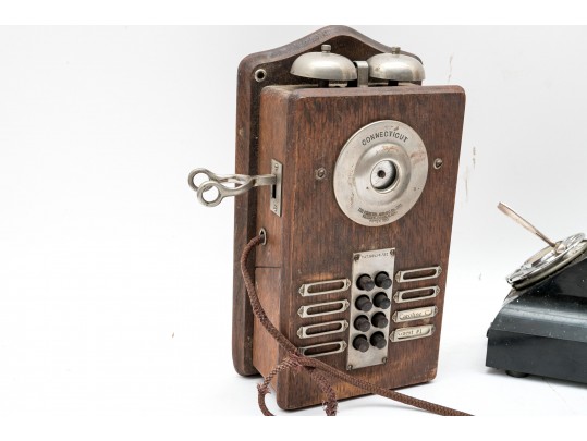 Vintage And Antique Duo Of Phones Including The Conn. Tel. & Elec. Co. Inc