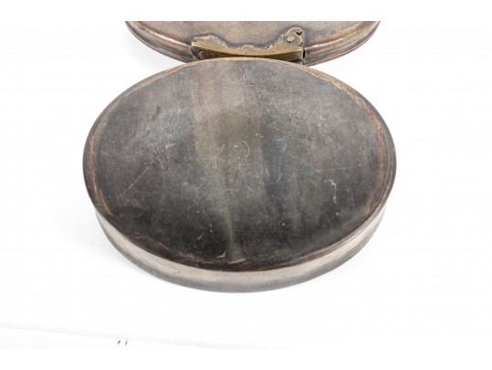 Antique Pressed Horn Trinket/Jewelry Box 