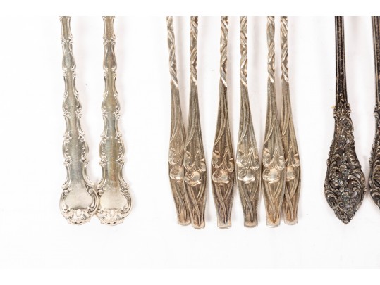 Elegant Sterling Silver Cocktail/Dessert Forks