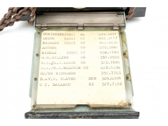 Vintage And Antique Duo Of Phones Including The Conn. Tel. & Elec. Co. Inc