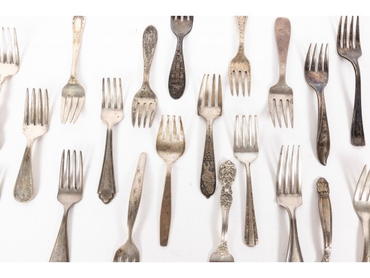 Sterling Silver Baby Forks