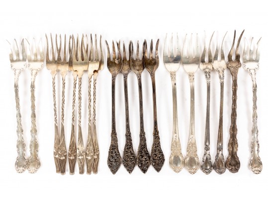 Elegant Sterling Silver Cocktail/Dessert Forks