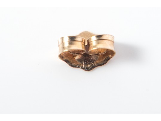 14k Yellow Gold Elegant Cultured Pearl Earrings