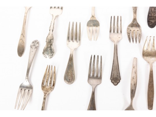 Sterling Silver Baby Forks