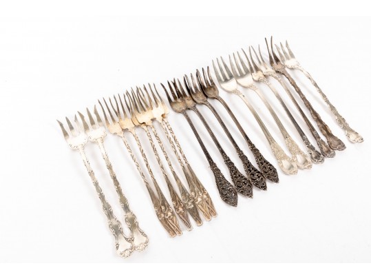 Elegant Sterling Silver Cocktail/Dessert Forks