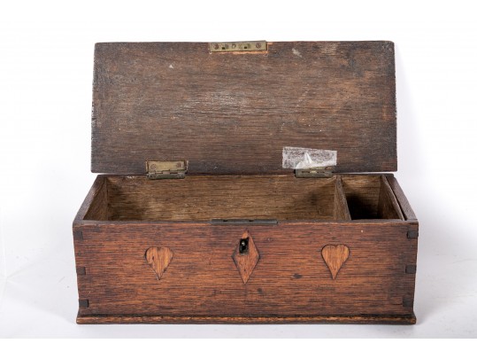 Two Antique Wood Tea Caddies (One For Repair)