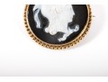 10k Yellow Gold Cameo Brooch