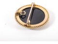 10k Yellow Gold Cameo Brooch