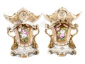Ornate French Empire Porcelain Vases