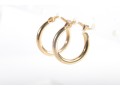 14k Yellow Gold Classic Huggie Hoop Earrings