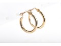14k Yellow Gold Classic Huggie Hoop Earrings