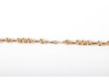 14k Yellow Gold Beaded Necklace